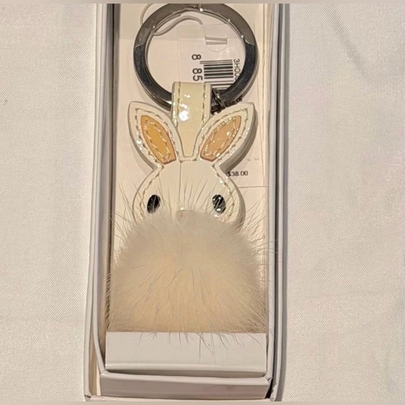Coach Accessories - NWT Vintage Coach Rabbit Mink Bunny Keychain Key Chain Fob - Still in Box
